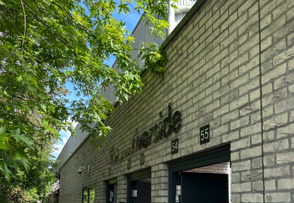 Fulham's new Riverside Stand entrance