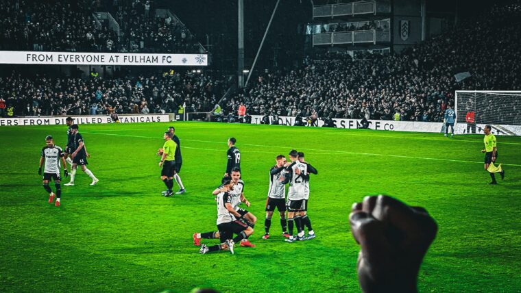 Fulham Arsenal Celebrations