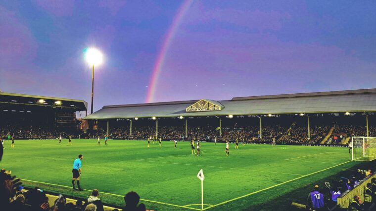 Craven Cottage Rainbow